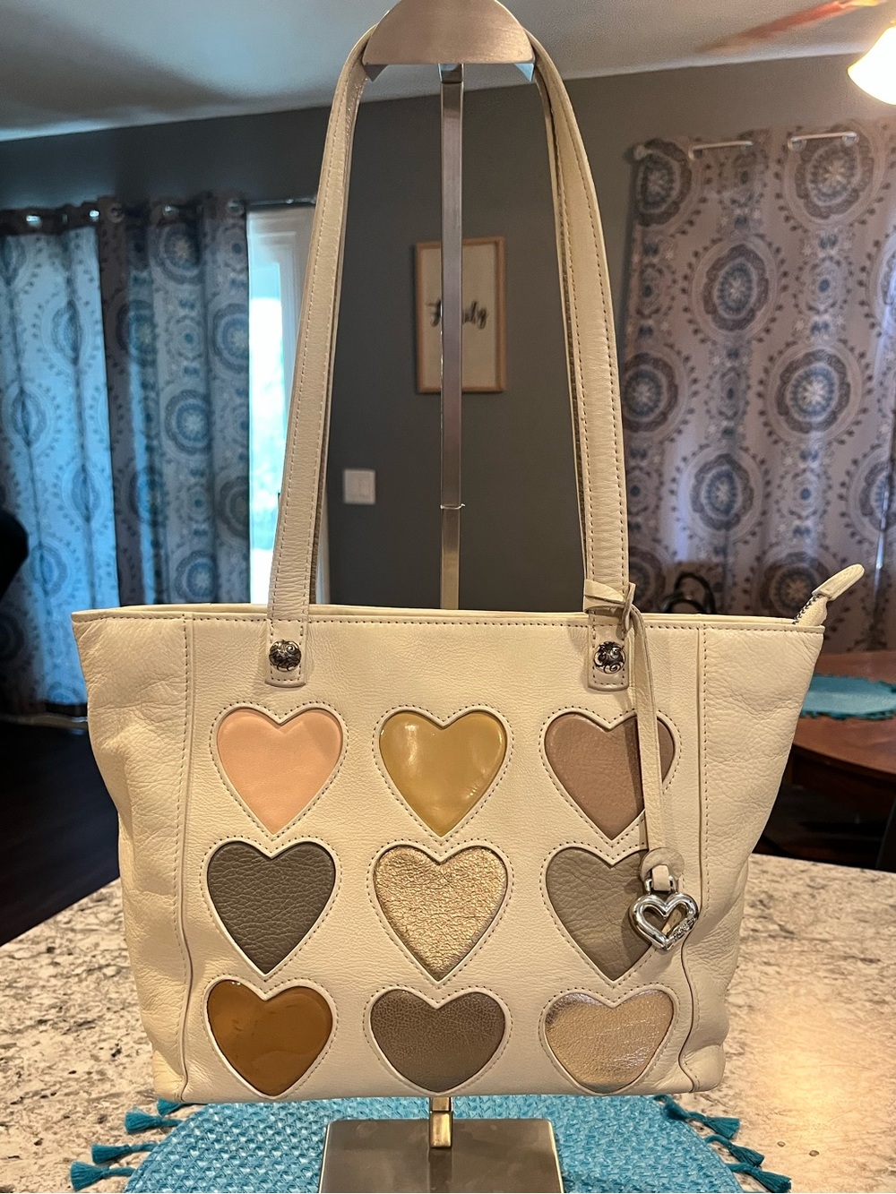 Brighton Holly Hearts Leather Bag